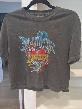 Jelly Roll Concert Bundle-Comfort Colors Black 'Jelly Roll' Hey Mama Graphic Tee